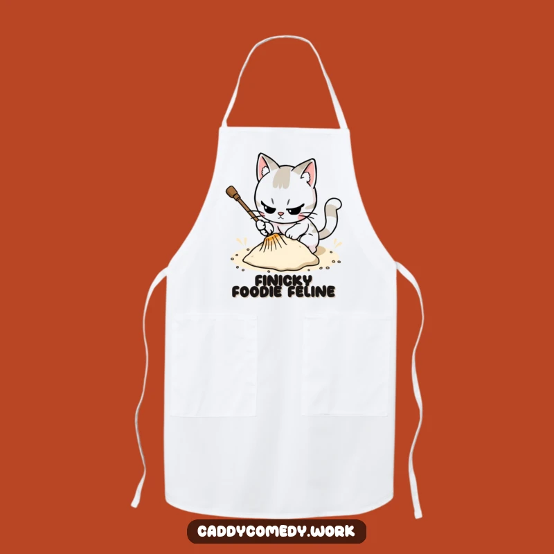 Funny Cat Chef Apron - Meticulous Kitchen Golfer Buddy
