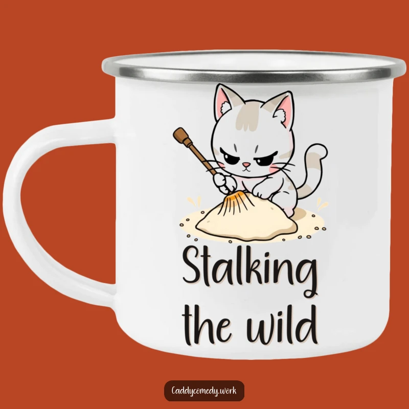 Funny Cat Golf Camping Mug - Meticulous Outdoor Companion