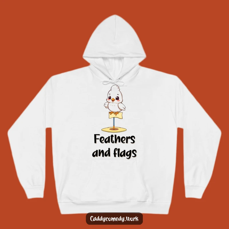 Funny Bird Golfer Hoodie - Warm and Whimsical Apparel for Golfers and Bird Lovers!